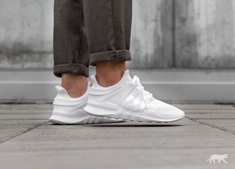 Adidas adv eqt triple white sale